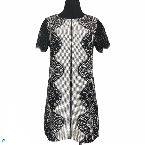 Forever New Contemporary Dress Size 10 Medium Lace